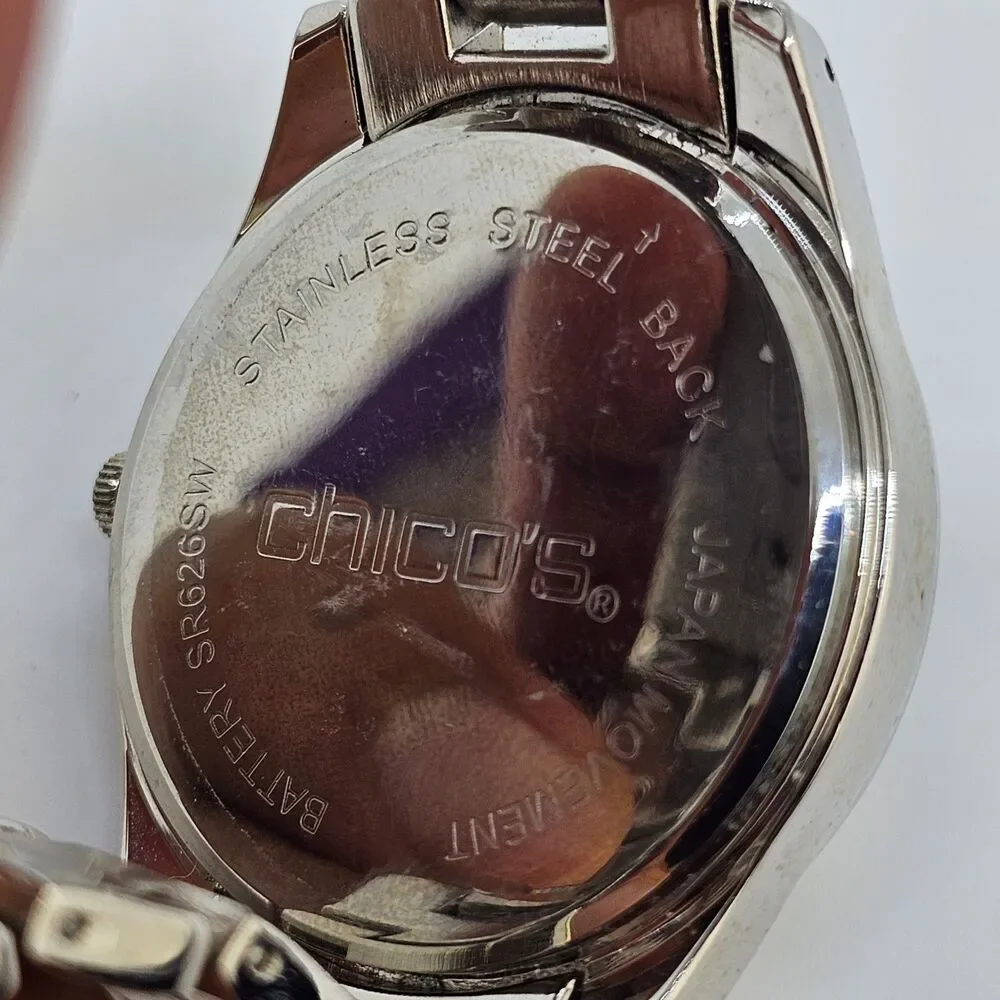 Chico's Women's Watch 41MM Gray Gold Dial‎ Gray Gold Bracelet 6.5